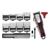 Wahl Cordless Magic Clip Burgundy plaukų kirpimo mašinėlė 0,8–2,5 mm