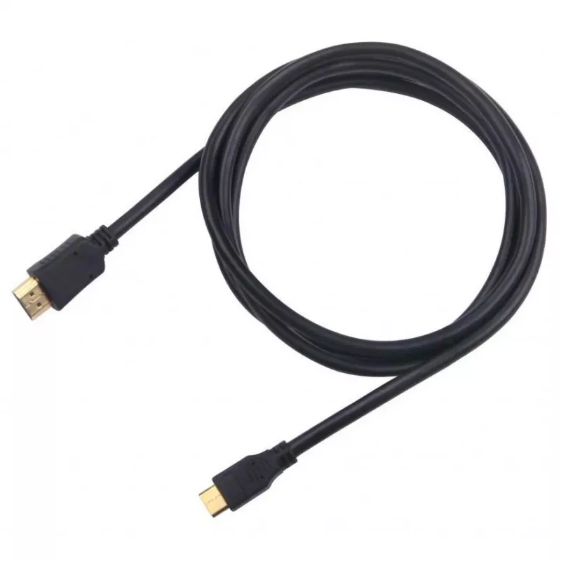 HDMI kabelis SBOX HDMI-MICRO/R 1.4 2 m — micro HDMI į HDMI, versija 1.4, 2 metrų ilgio