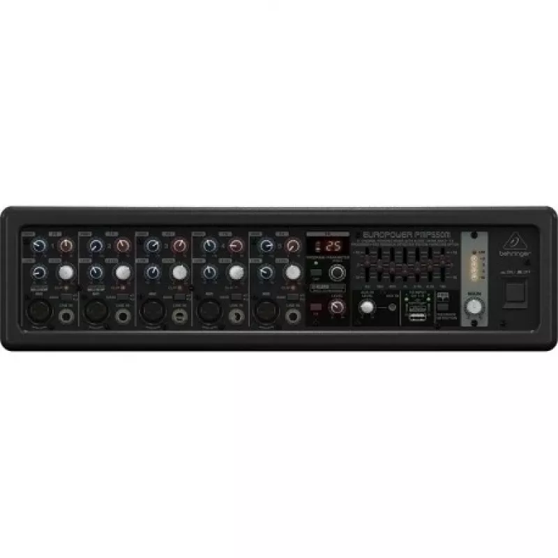 Behringer PMP550M garso maišytuvas 5 kanalai 20 - 20000 Hz Juoda
