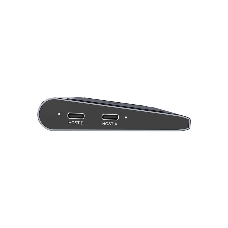 Unitek D1106AGY01 USB-C triguba 4K dokų stotis su KVM, 3x USB-A, 5x USB-C, HDMI×2, DP×1, RJ-45, SD kortelių skaitytuvas, 3840×2160@60Hz, aliuminis