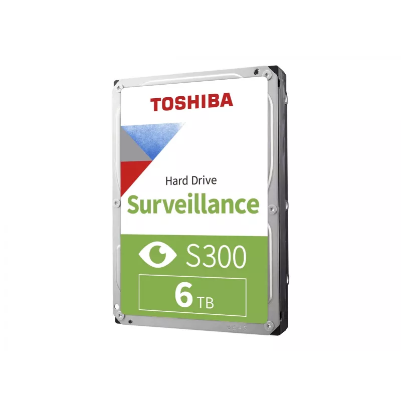 Toshiba S300 stebėjimo 3.5 inch vidinis kietasis diskas SATA 6GB/s - 6TB, 5400RPM