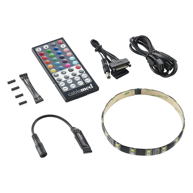 Universali LED juosta CableMod CM-LED-30-D30RGBW-RK 300 mm vidaus LED