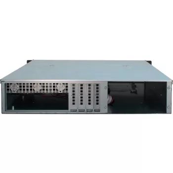 Serverio korpusas Inter-Tech 2U 2404L stelažinis juodas, pilkas