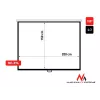 Maclean MC-594 rankinis projektoriaus ekranas 2,54 m (100 col.) 3:4