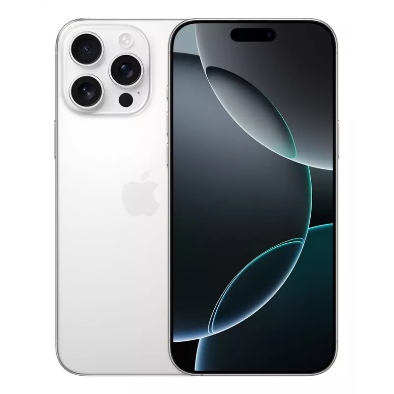 Išmanusis telefonas Apple iPhone 16 Pro Max 5G, 512 GB atminties, 6,9" OLED ekranas, dvi SIM, baltas titanas, MYX13ZD/A