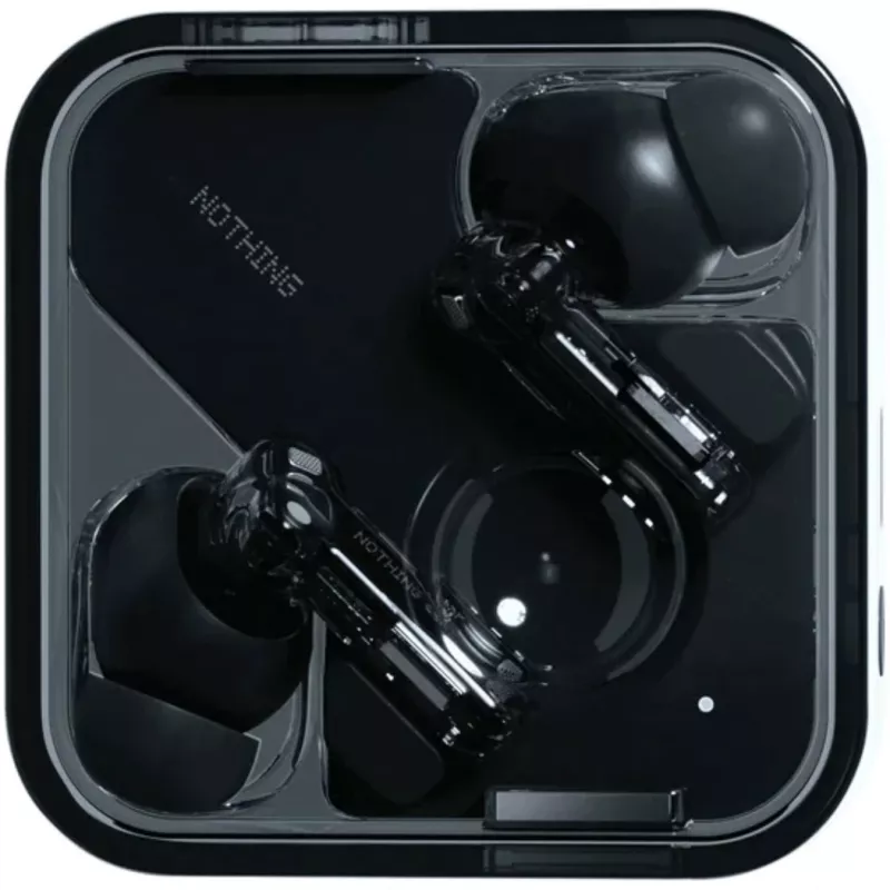Nothing Ear Ausinės Tikrai Belaidės Stereo (TWS) Vidinės Ausinės skambučiams/muzikai Bluetooth Juodos - Skaidrios (A10600061)