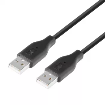 USB laidas AM-AM 1,8 m juodas