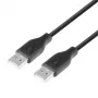 USB laidas AM-AM 1,8 m juodas