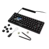 Mechaninė žaidimų klaviatūra Sharkoon Skiller SGK50S3 PBT juoda geltona RGB