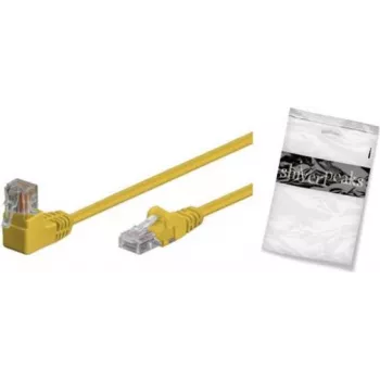 Tinklo jungiamasis kabelis ShiverPeaks Cat6 S/FTP (S‑STP) PIMF RJ45–RJ45 15 m geltonas