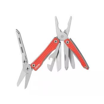 Nextool NE20051 10-in-1 daugiafunkcis įrankis, nerūdijantis plienas, raudonas, 78 g, 6,2 cm sulankstytas