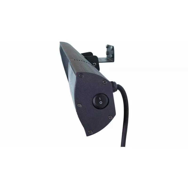 Infragrindinis šildytuvas SUNRED RD-DARK-25, 2500 W, montuojamas ant sienos, IP55, juodas