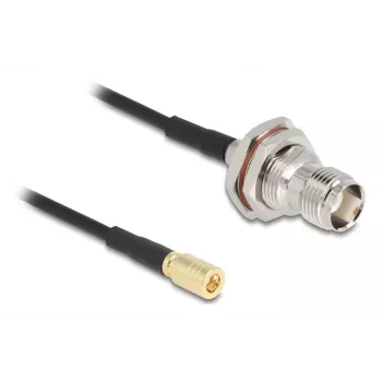 Delock antenos laidas TNC lizdas į SMB kištuką RG-174 20 cm (90724)