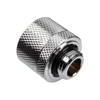 Alphacool Eiszapfen jungtis tiesi G1/4 colio AG į 16/10mm – chromuotas sidabras