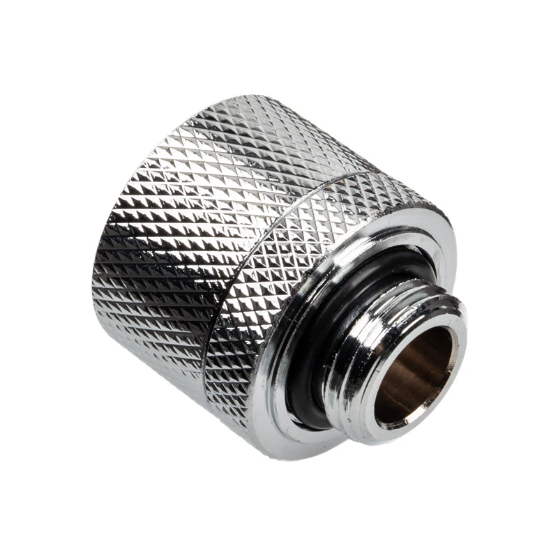 Alphacool Eiszapfen jungtis tiesi G1/4 colio AG į 16/10mm – chromuotas sidabras