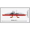 Konstruktorius Cobi Battleship Tirpitz – 593 detalės, mastelio modelis su demonstravimo stovu