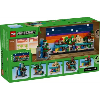 LEGO MINECRAFT 21589 Mini Biomes – Statyk ir demonstruok ikoninius Minecraft biomas