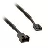 Noctua NA-SYC1 ventiliatorių Y kabelių rinkinys, juodas, 150×111×29 mm, 60 g