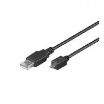 Wentronic 93972 USB laidas juodas
