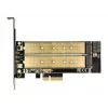 DeLOCK 89630 PCIe kortelė su dviem M.2 lizdais (SATA + PCIe)