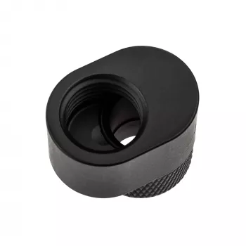 XSPC G1/4 Rotary 7mm Offset Fitting - matinis juodas