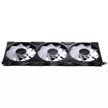 PHANTEKS NV-Series NV9 MK2 PC korpusas, EATX, DRGB, grūdintas stiklas - juodas su M25 Gen2 PWM D-RGB 3 vnt. ventiliatorių rinkiniu - Reverse Blade, 140mm, juodas + DRG
