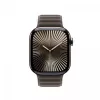 Apple 42mm Dark Taupe Magnetic Link M/L Smartwatch juosta – FineWoven magnetinė juoda