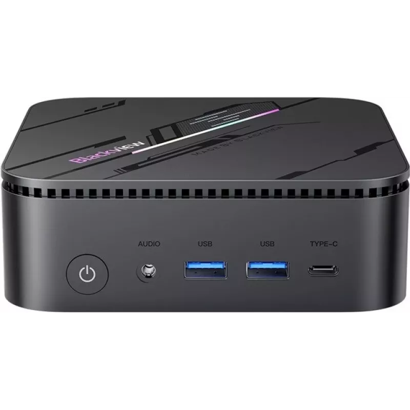 Mini kompiuteris Blackview MP100 Pro I5-12450H 16GB 512GB W11 PRO Juodas