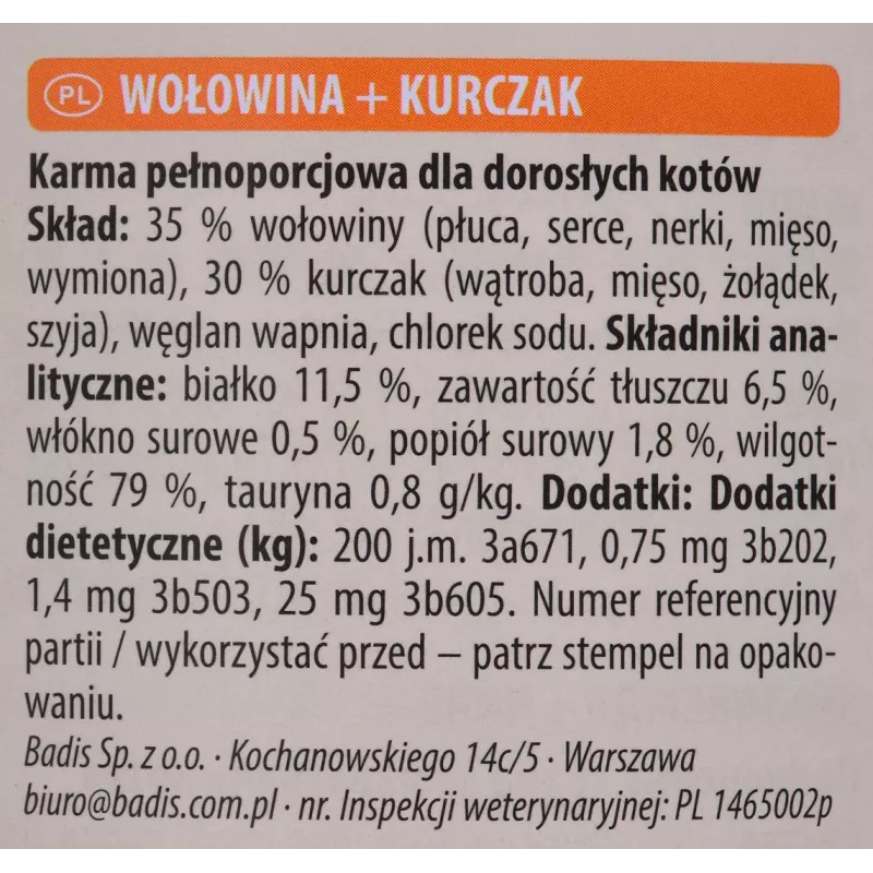 Animonda Carny Adult jautiena su vištiena 800 g