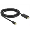 Vaizdo kabelio adapteris DeLOCK 83698 Mini DisplayPort į HDMI 1m Juodas