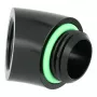 Barrow 45° adapteris G1/4 išorinis į G1/4 vidinis, juodas TDWT45-V2 B