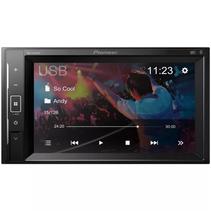 Pioneer DMH-A240DAB Autoradio 2 DIN (Double-DIN), 50 W