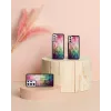 Dėklas Smartphone case iKins, Samsung Galaxy S21+, vandens gėlių raštas, juodas