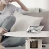 Telefono stovas SODI SIM-300 sidabrinis MagSafe – stalinis laikiklis „MagSafe“ suderinamiems iPhone