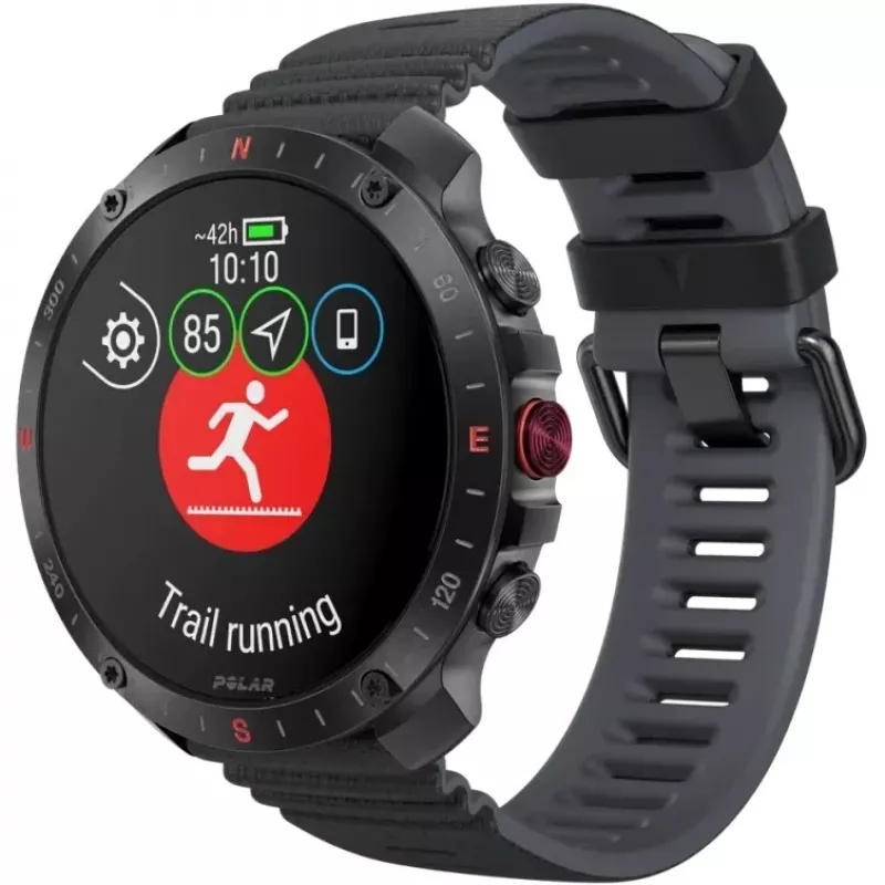 Polar Grit X2 Pro 3,53 cm (1,39 inch) AMOLED skaitmeninis 454 x 454 pikselių jutiklinis ekranas juodas GPS