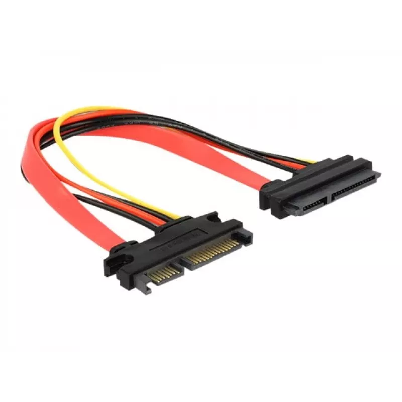 SATA ilginimo kabelis DeLOCK 84362 0,2 m raudonas