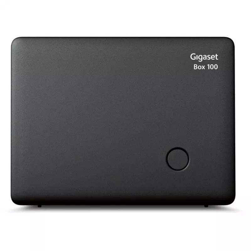 Gigaset Box 100 – Belaidžio telefono bazinė stotelė – ECO DECT/GAP – Juoda (S30852-H2818-B101)