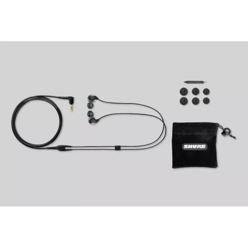 Shure SE112-GR Ausinės Laidinės Į ausį Muzika/Skambučiai Juoda, Pilka