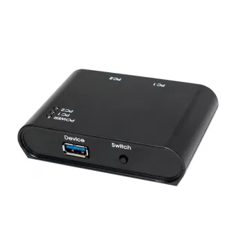 LogiLink UA0216 USB 3.0 perjungiklis, 2 kompiuteriai ir 1 USB įrenginys