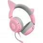 Ausinės žaidimams Razer Kraken Kitty V3 X – laidinės USB Type-A, uždengiančios ausis, 20–28 kHz, 1,3 m laidas, rožinės