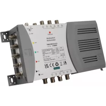 TRIAX TMS/CKR 5x12S Einzel Multiswitch 4SAT+1terr. Eing. 12 kelių su maitinimu 318603