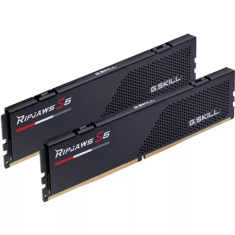 G. Skill Ripjaws S5 64GB (2x 32GB) DDR5 6000MHz dviejų kanalų rinkinys darbalaukio atmintis juoda