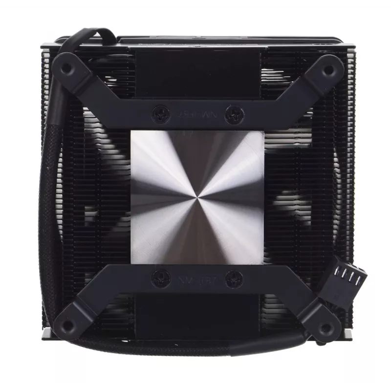 CPU aušintuvas Noctua NH-L9I-17XX chromax.black – žemo profilio aušintuvas LGA1700, 92 mm ventiliatorius, 37 mm aukštis