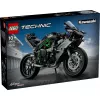 LEGO Technic motociklo modelis Kawasaki Ninja H2R 42170 — 1:1 mastelio replika, 643 detalės, instrukcijų lapas, nuo 10 metų