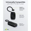 Powerbankas 5000 mAh su integruotu USB-C laidu 13 cm, 20 W, juodas
