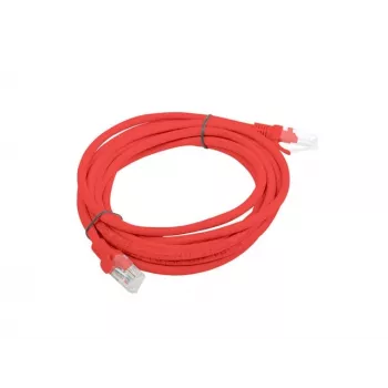 PATCHCORD Cat.6 UTP 3M Raudonas FLUKE PASSED LANBERG 10-VNT.