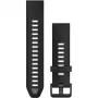 Garmin QuickFit 010-13391-00 silikoninis dirželis juodai pilkas