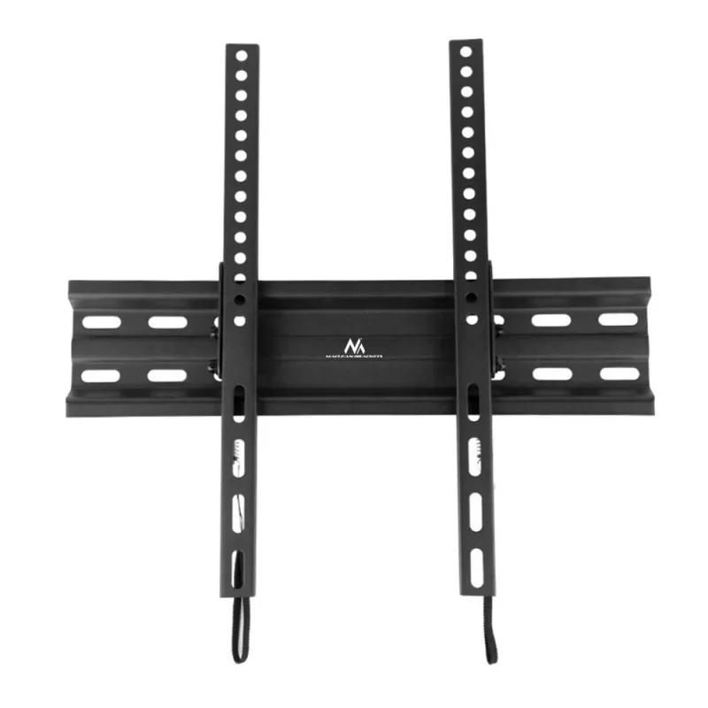 Sieninis TV laikiklis MACLEAN MC-748A VESA 100x100–400x400 mm, pasvirimas, juodas, iki 45 kg