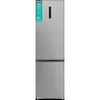 Šaldytuvas su šaldikliu Gorenje NRB620E61X4WFE, laisvai pastatomas, nerūdijančio plieno, bendras tūris 340 L, NoFrost, LED ekranas