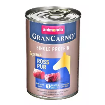 Šlapias šunų ėdalas Animonda GranCarno Horse Adult 400 g